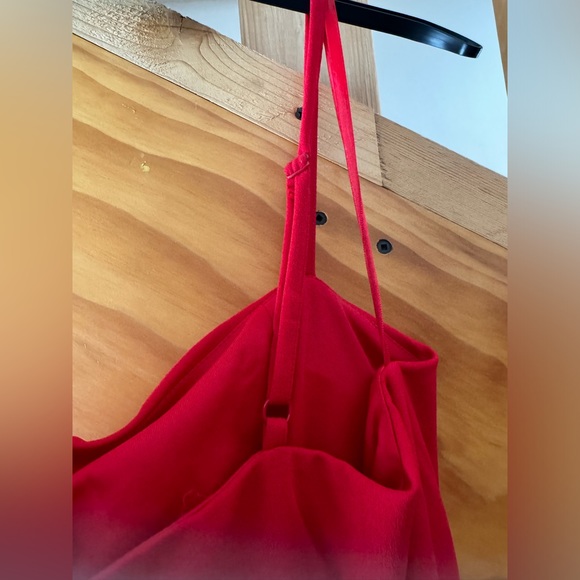 Red Prom Dress with a Slit - Picture 7 of 7